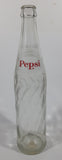 Vintage 1960s Pepsi Cola English French One Pint 16 Fl Oz 11" Tall Glass Beverage Bottle