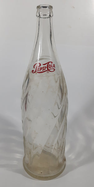 Vintage 1960s 1970s Pepsi Cola 26 Fl Oz 11 1/2" Tall Glass Beverage Bottle