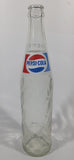 Vintage 1970s Pepsi-Cola Pepsi One Pint 16 Fl oz 473mL 11 1/4" Clear Glass Money Back Bottle