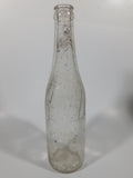 Vintage 1940s Pepsi Cola Embossed 12 Fl Oz 9 3/4" Tall Clear Glass Bottle