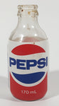 Vintage Pepsi Cola 170mL 4 3/4" Tall Glass Bottle with Foam Label