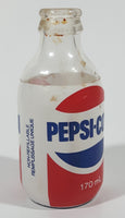 Vintage Pepsi Cola 170mL 4 3/4" Tall Glass Bottle with Foam Label