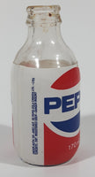 Vintage Pepsi Cola 170mL 4 3/4" Tall Glass Bottle with Foam Label