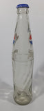 Vintage Pepsi Cola Tanzania 350mL 10 1/4" Tall Swirl Glass Bottle with Cap