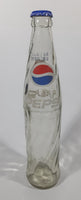 Vintage Pepsi Cola Tanzania 350mL 10 1/4" Tall Swirl Glass Bottle with Cap