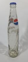 Vintage Pepsi Cola Tanzania 350mL 10 1/4" Tall Swirl Glass Bottle with Cap