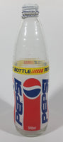 Rare Vintage Pepsi Cola Rocket Bottle 500mL 9 1/8" Tall Ringed Glass Bottle with Cap