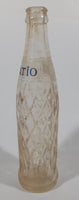 Vintage Patio by Pepsi-Cola 10 Fl oz 9 1/4" Diamond Pattern Embossed Glass Bottle