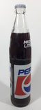 Vintage Pepsi Cola Mexico Medio Litro 500mL 11" Tall Glass Bottle with Looney Tunes Porky Pig Cap Still Full