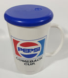 Vintage Pepsi Comeback Cup 6 1/2" Tall Plastic Travel Mug Cup with Lid