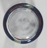 Vintage Pepsi Blue and Red Stained Glass Style 5" Tall Glass Cup