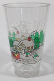 Rare Vintage Pepsi Cola Christmas Winter Holidays Scene 5 1/2" Tall Plastic Cup