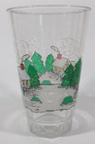 Rare Vintage Pepsi Cola Christmas Winter Holidays Scene 5 1/2" Tall Plastic Cup