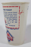 Rare Vintage Pepsi Cola Vancouver Canadians 1989 Pacific League Champions Take Me Out To A Ballgame 5 1/4" Tall Wax Paper Cup