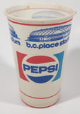 Rare Vintage Pepsi Cola B.C. Place Stadium 5 1/4" Tall Wax Paper Cup