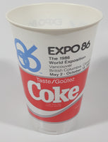 Rare Vintage Coca Cola Coke Expo 86 Vancouver 5" Tall Plastic Cup
