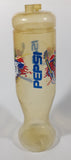 Rare Vintage Pepsi Cola Guitar and Rock Star 10 1/2" Tall Plastic Contour Bottle