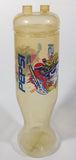 Rare Vintage Pepsi Cola Guitar and Rock Star 10 1/2" Tall Plastic Contour Bottle