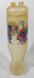 Rare Vintage Pepsi Cola Guitar and Rock Star 10 1/2" Tall Plastic Contour Bottle