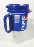 Vintage Whirley Pepsi Cola 6 3/4" Tall Plastic Travel Mug Cup