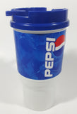 Vintage Whirley Pepsi Cola 6 3/4" Tall Plastic Travel Mug Cup