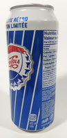 2015 Pepsi Cola Limited Edition Retro Style 473mL 6 1/4" Tall Aluminum Metal Pop Can