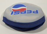 Rare Pepsi 9 1/4" Folding Canvas Frisbee with Pouch