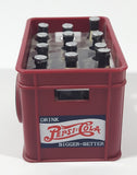 Vintage Drink Pepsi Cola Bigger Better Bottles and Crate 13 Piece Magnet Set