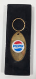 Pepsi Gold Tone Metal Key Chain with Box