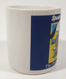 Rare Vintage 1980s Bud Light Beer Spuds Mackenzie The Original Party Animal 3 5/8" Tall Ceramic Coffee Mug Cup CRACKED