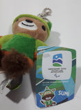 Vancouver 2010 Paralympic Games Sumi Character 4 1/2" Tall Stuffed Plush Toy Keychain Ring Clip New with Tags