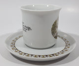 Vintage Schwarzenhammer Porzellan Nr. 5 Paltrokmolden Dutch Windmill Themed Porcelain Demitasse Tea Cup and Saucer Set