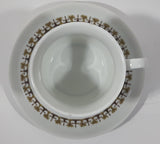 Vintage Schwarzenhammer Porzellan Nr. 5 Paltrokmolden Dutch Windmill Themed Porcelain Demitasse Tea Cup and Saucer Set
