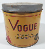 Vintage 1960s Vogue Mild Cigarette Tobacco Tin Metal Can