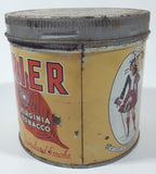 Vintage Brier Virginia Tobacco Canada's Standard Smoke Tin Metal Can