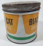 Vintage Black Cat Cigarette Tobacco Tin Metal Can