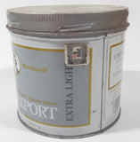 Vintage 1970s Macdonald Export Extra Light Finest Virginia Cigarette Tobacco Tin Metal Can