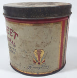 Vintage Sweet Caporal Cigarette Tobacco 75 Cents Tin Metal Can