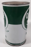 Vintage Quaker State S.A.E. 10W Motor Oil 1 Imperial Quart 1.14 Litres Metal Can FULL Burlington, Ontario