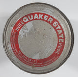 Vintage Quaker State S.A.E. 10W Motor Oil 1 Imperial Quart 1.14 Litres Metal Can FULL Burlington, Ontario