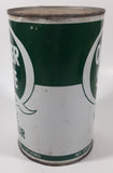 Vintage Quaker State S.A.E. 10W Motor Oil 1 Imperial Quart 1.14 Litres Metal Can FULL Burlington, Ontario