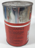 Vintage 1970s Co-op HD7 Heavy Duty SAE 30 Motor Oil 1 Litre Metal Can FULL Still Sealed Never Opened