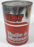 Vintage 1970s Co-op HD7 Heavy Duty SAE 30 Motor Oil 1 Litre Metal Can FULL Still Sealed Never Opened