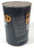 Vintage 1970s Canadian Tire Motomaster Nugold SAE 10W-30 Multigrade Motor Oil 1 Litre Metal Can Partially FULL