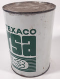 Vintage 1960s Texaco URSA S3 SAE 40 Motor Oil One U.S. Quart 0.946 Litres Metal Can STILL FULL