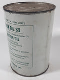 Vintage 1960s Texaco URSA S3 SAE 40 Motor Oil One U.S. Quart 0.946 Litres Metal Can STILL FULL