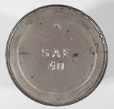 Vintage 1960s Texaco URSA S3 SAE 40 Motor Oil One U.S. Quart 0.946 Litres Metal Can STILL FULL