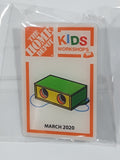 The Home Depot Kits Workshops March 2020 1" x 1 1/2" Pin New