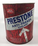 Vintage Union Carbide Eveready Prestone Brand Anti-Freeze Coolant One Gallon Metal Can