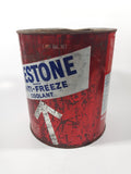Vintage Union Carbide Eveready Prestone Brand Anti-Freeze Coolant One Gallon Metal Can